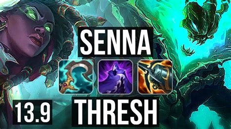 SENNA Ezreal Vs THRESH Aphelios SUP 900 Games 1 3M Mastery