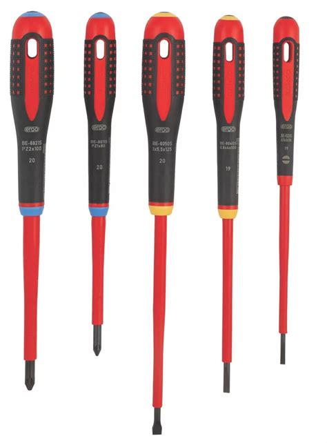 Bahco Ergo Mixed Vde Screwdriver Set 5 Pcs Screwfix