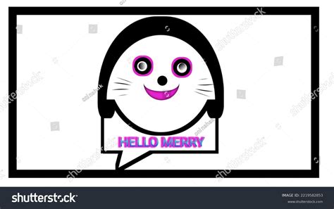 Cute Cool Emoji Stickers Used Logo Stock Illustration 2219582853 ...