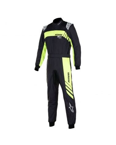 Alpinestars KMX9 V3 GRAPH 3 Yellow FIA Kart Suit