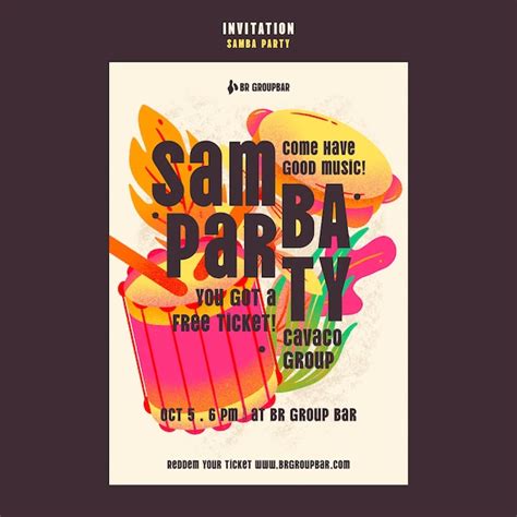 Diseño de plantilla de fiesta latina Archivo PSD Gratis