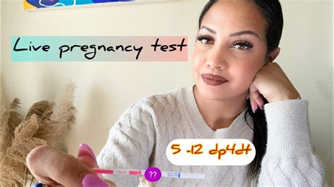 Live Pregnancy Test After Fet Youtube