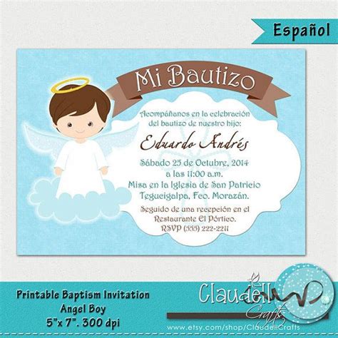 Las Mejores Invitaciones De Bautizo Para Ni O C