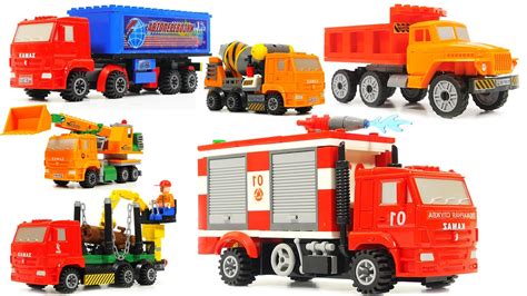 How To Build Lego Kamaz And Ural Trucks Youtube