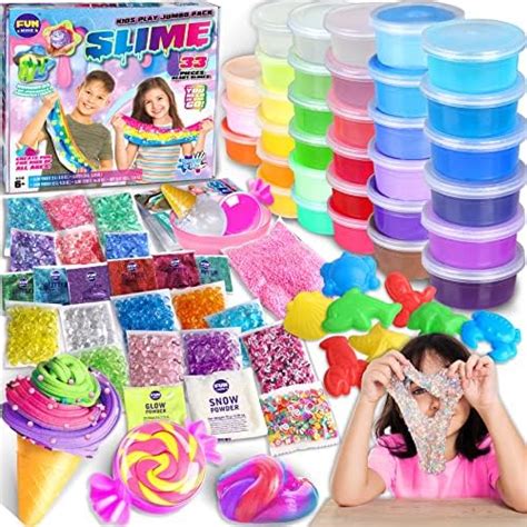 Buy 33 Cups Jumbo Slime Kit For Girls And Boys Funkidz Premade