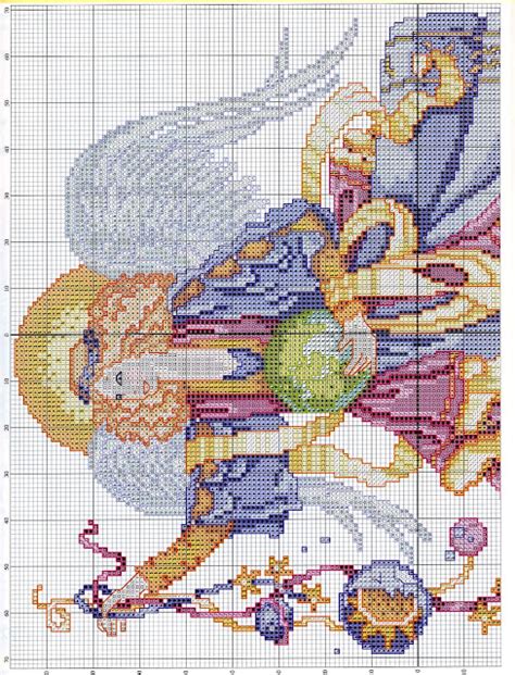 Grande Raccolta Di Schemi E Grafici Per Punto Croce Free Schema Angelo