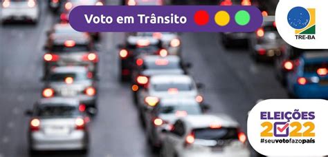 Elei Es Prazo Para Requerer Voto Em Tr Nsito Come A Segunda Feira