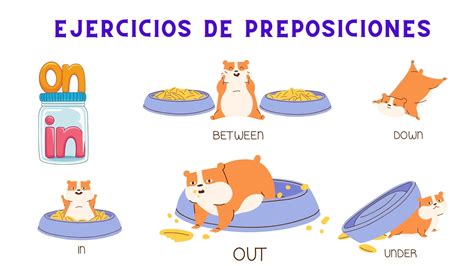 Ejercicios De Preposiciones En Inglés Con Soluciones