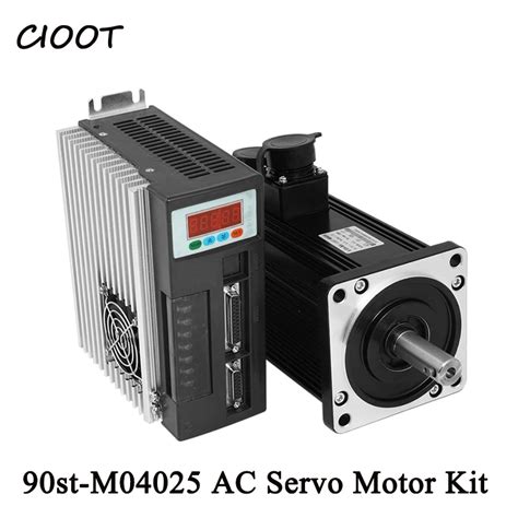 1kw Ac Servo Motor And Driver 4n M 2500rpm 90st M04025 Servo Motor Cnc Matched Servo Driver In