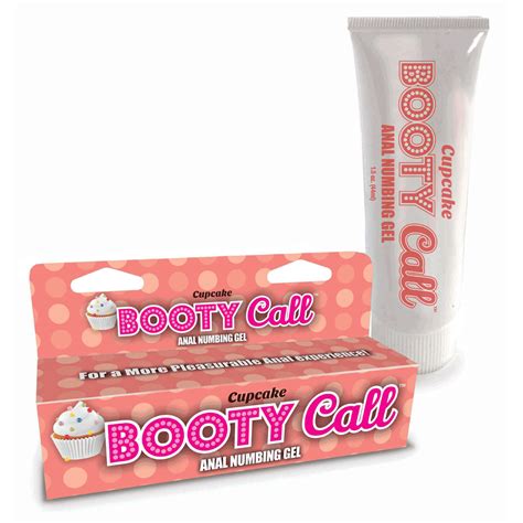 Booty Call Anal Numbing Gel Cupcake Flavoured Anal Numbing Gel