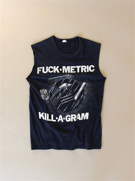 1980s “Fuck-Metric Kill-A-Gram” Tank – Racks and Ruin