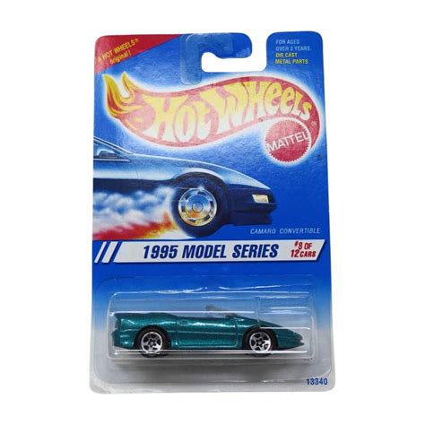 Hot Wheels Model Series Camaro Convertible Aqua Of