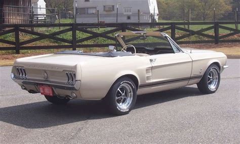 Pebble Beige 1967 Ford Mustang Convertible MustangAttitude Photo