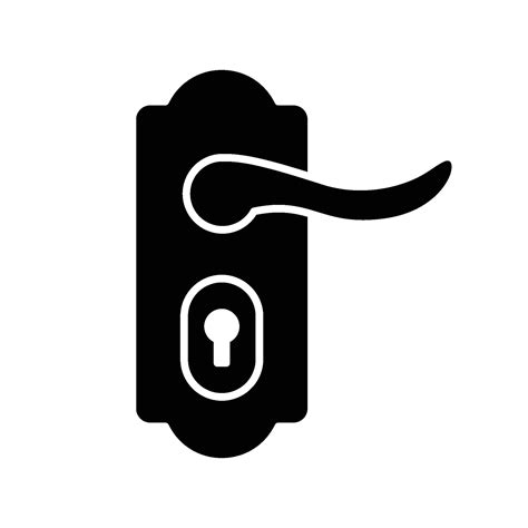 Door Handle Icon Vector Design Template Simple And Modern 37137014