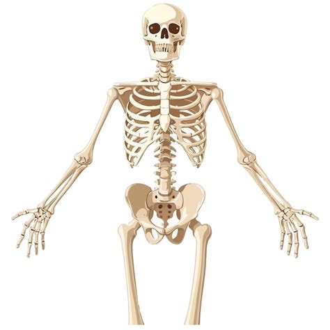 Human Skeleton Premium Ai Generated Vector