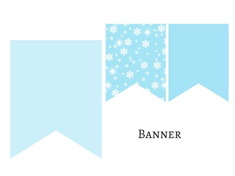 Winter Wonderland Banner Printable