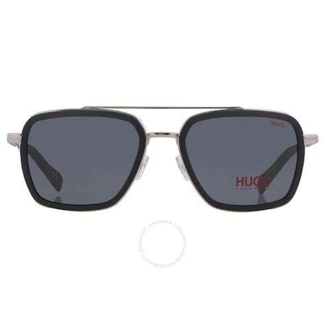 Hugo Boss Grey Navigator Mens Sunglasses Hg 0306s 0003ir 53 716736096438 Sunglasses Jomashop