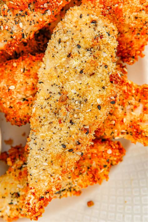 Air Fryer Everything Bagel Chicken Tenders My Air Fryer Kitchen