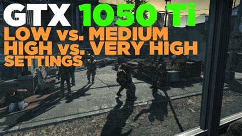 Homefront The Revolution I5 2500 GTX 1050 Ti Low Vs Medium Vs