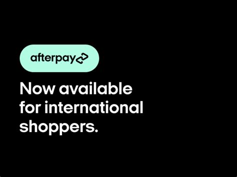 Marketing Resources Centre Website Offer Afterpay Internationally