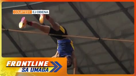 Pole Vaulter Ej Obiena Wagi Ng Ginto Sa Torneyo Sa Germany Frontline