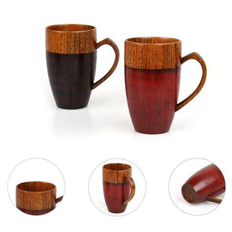 1 шт. деревянная кружка Премиум ручной работы деревянная кофейная ...