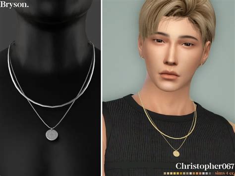 christopher067's Bryson Necklace Male | Sims 4 piercings, Sims 4 male clothes, Sims 4 tattoos