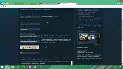 Como Criar Sua Conta Na Steam E Baixar Atualizado 2016 YouTube