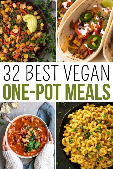 Vegan One Pot Meals Healthy Recipes Vegetarian Recipes Vegan