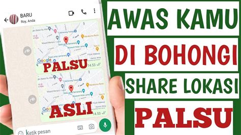 Cara Mengetahui Share Lokasi Palsu YouTube