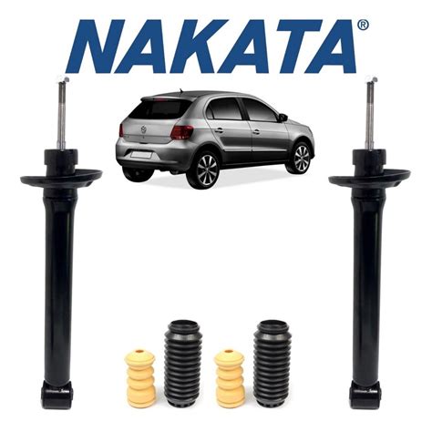 Amortecedor Kit Traseiro Novo Nakata Volkswagen Gol G G No Shoptime