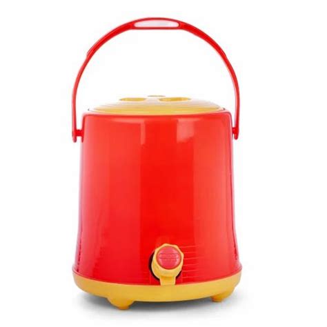 Mayur Red And Yellow Arctic Insulated Plastic Water Jug Capacity