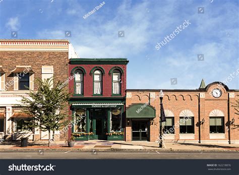 Photo Typical Small Town Main Street Stock Photo 162218876 | Shutterstock