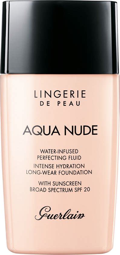 Guerlain Lingerie De Peau Aqua Nude Foundation 05W Foncé Doré SPF20