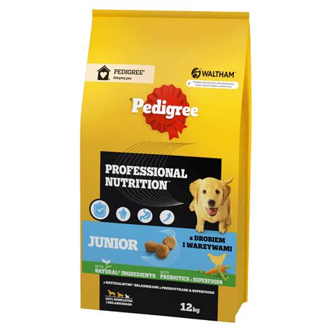 Pedigree Professional Nutrition Junior Z Drobiem I Warzywami Rednie