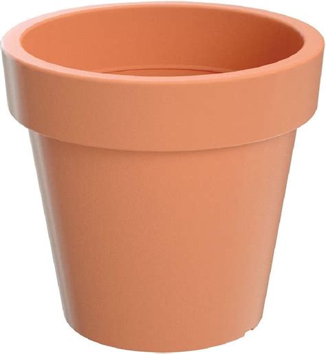 X Kunststof Bloempotten Cm Terracotta Bloempotten Plantenpotten