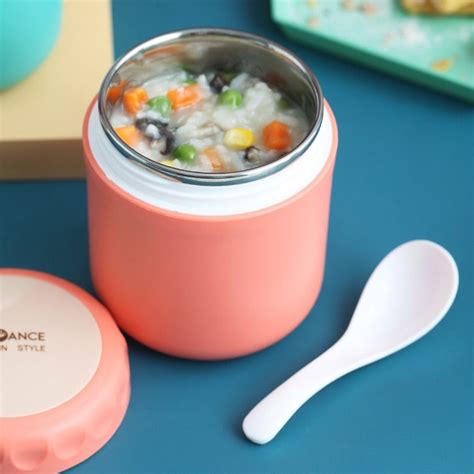 430ml Food Thermal Jar Insulated Soup Cup Thermos Containers Stainless