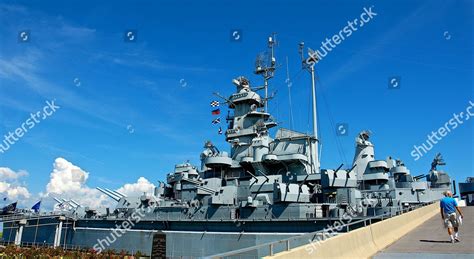 Uss Alabama Bb60 Southdakota Class Battleship Editorial Stock Photo