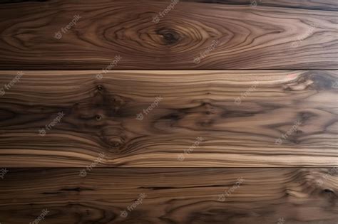 Premium AI Image | A close up of a wood floor with a dark brown and light brown color.