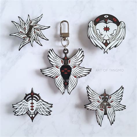 The Fallen Pin & Keychain Set | Biblically Accurate Angel Pins | Shop ...