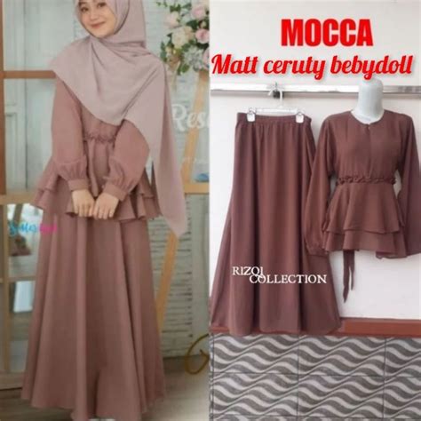 Jual Setelan Wanita Kekinian Blouse Rok Setelan Rok Set Kondangan