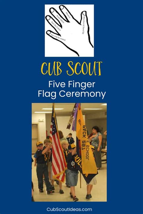 Easy Cub Scout Flag Ceremony ~ Cub Scout Ideas