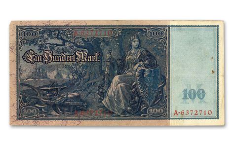 Germany Mark Currency Note Circulated Govmint