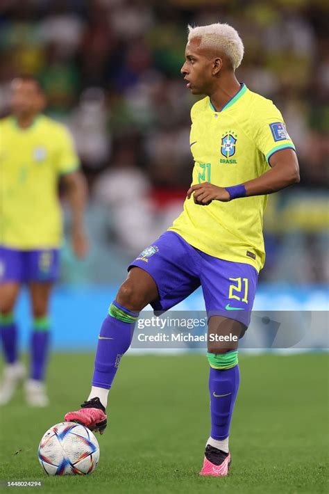 Rodrygo of Brazil during the FIFA World Cup Qatar 2022 quarter final ...