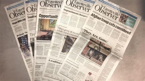 Fayetteville Observer Robesonian Newspaper
