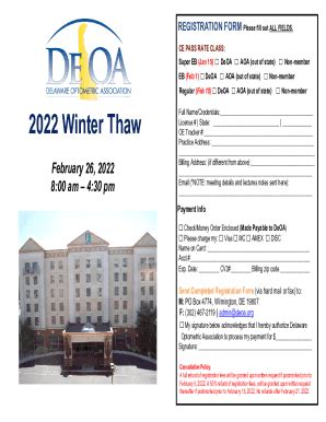 Fillable Online Deoa Wildapricot Registration Form Please Fill Out All