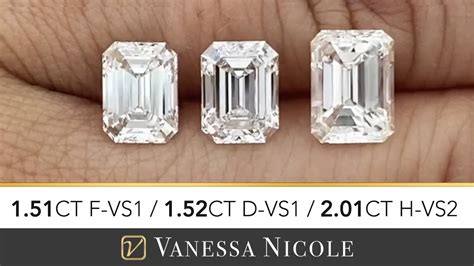 Emerald Cut Carat Size Chart