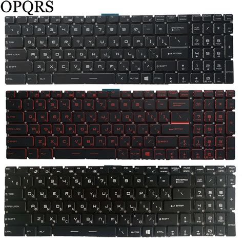 New Russian Laptop Keyboard For Msi Gt62vr Gt72 Gt72s Gt72vr Gs73vr