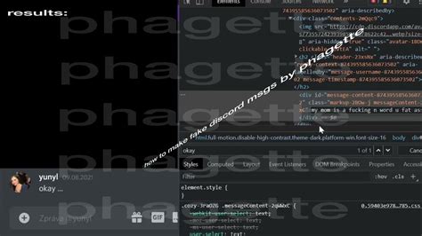 Phagette Tutorial How To Fake Discord Messages And How To Make People