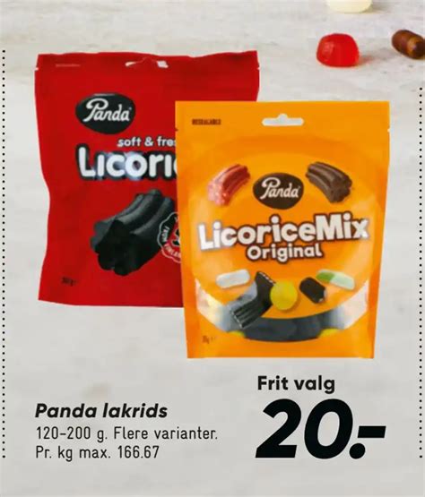 Panda Lakrids Tilbud Hos Bilka